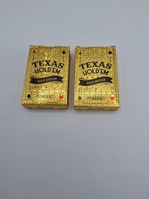 Goods Gadgets 2x Pokersets ''Gold Edition'' wasserdicht Neu (S181)