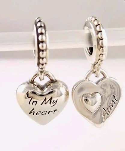 Authentic Pandora Aunt Neice Double Dangle 799188C00 W/  BOX A26
