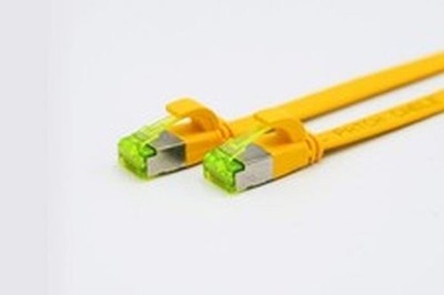 HELOS PATCH CABLE U/FTP CAT 6A 5.0 M YELLOW