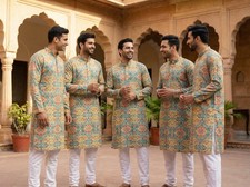 Classic Men  s Panjabi or Kurta   Timeless Ethnic Elegance