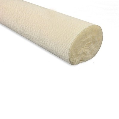 Krepppapier Rolle Lite 140g (50 x 250cm) Ivory (Farbton 903)