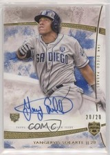 2014 Topps Supreme Auto Blue 20/20 Yangervis Solarte #SA-YS Auto 7uo