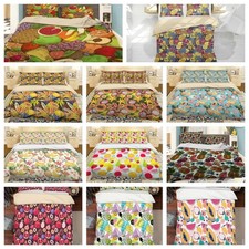 3D Fruit Pattern Colorful Quilt Cover Duvet Cover Comforter set