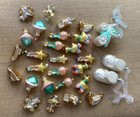 Department 56 Mini Glass Baby Ornaments and 2 Lg Carriage & Baby Shoes *Lot 28* — photo 4