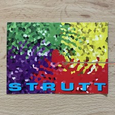 Strutt London Rave Flyer 1994 Andrew Weatherall Laurent Garnier Sundays Trippy