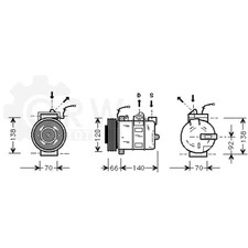 Kompressor Klimaanlage Klimakompressor Porsche 911 Targa Boxster 997 986 996