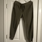 CAbi Women’s Marathon Jogger Pants Size S Style 3747 Green Pockets Drawstring — photo 1