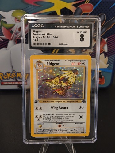 Pidgeot (1st Edition) graded CGC 8 for sale on eBay