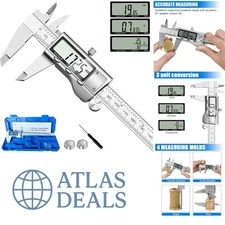 Waterproof Stainless Steel 6 Inch Digital Caliper - Accurate & User Friendly