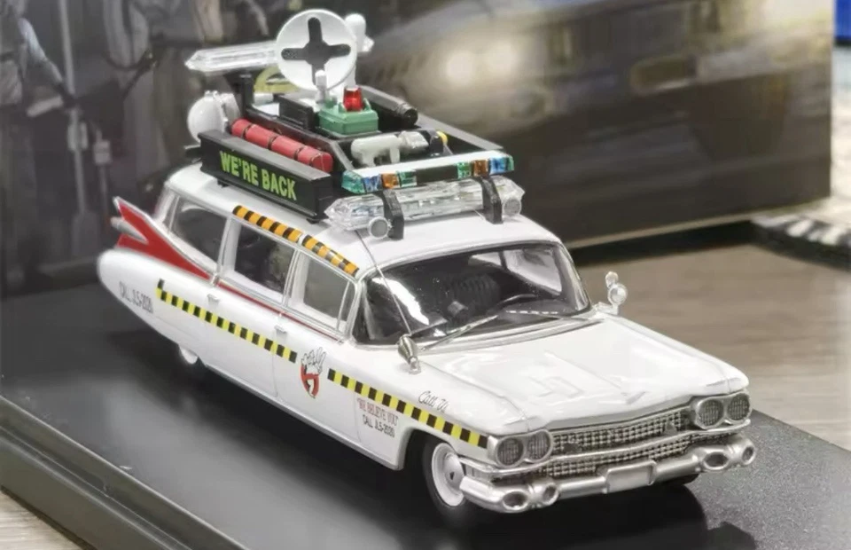 - 🇺🇦  1:64 Cadillac Ghostbusters ECTO-1A Ecto 1A Diecast Metal (NO 1:43) 1 - Image 2 of 4