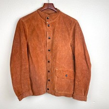 Tillman Welding Jacket Mens Sz M Flame Resistant Heavy Duty Cowhide Leather