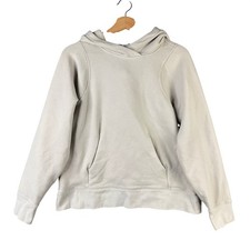 Lululemon All Yours Hoodie Heathered Core Ultra Light Grey Sz 8 Fleece Pullover