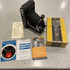 WORKING KODAK Vigilant Junior Six-20 Folding Camera Vintage Antique USA