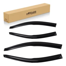 4pcs Acrylic Window Visor  Rain Guards for Toyota Corolla 09-13 Outside Mount