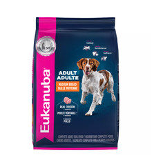 Eukanuba Medium Breed Adult Dry Dog Food - Chicken Full box