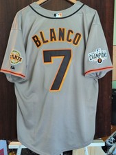 AUTHENTIC Gregor BLANCO 2014 MAJESTIC Size 44 SAN FRANCISCO GIANTS COOL BASE
