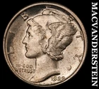 1929 Mercury Dime - FSB  Choice Gem Brilliant Uncirculated++++  Lustrous  #G7136