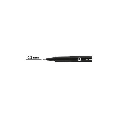 MOLOTOW 703204 BLACKLINER FINE FELT MARKER 0.3MM
