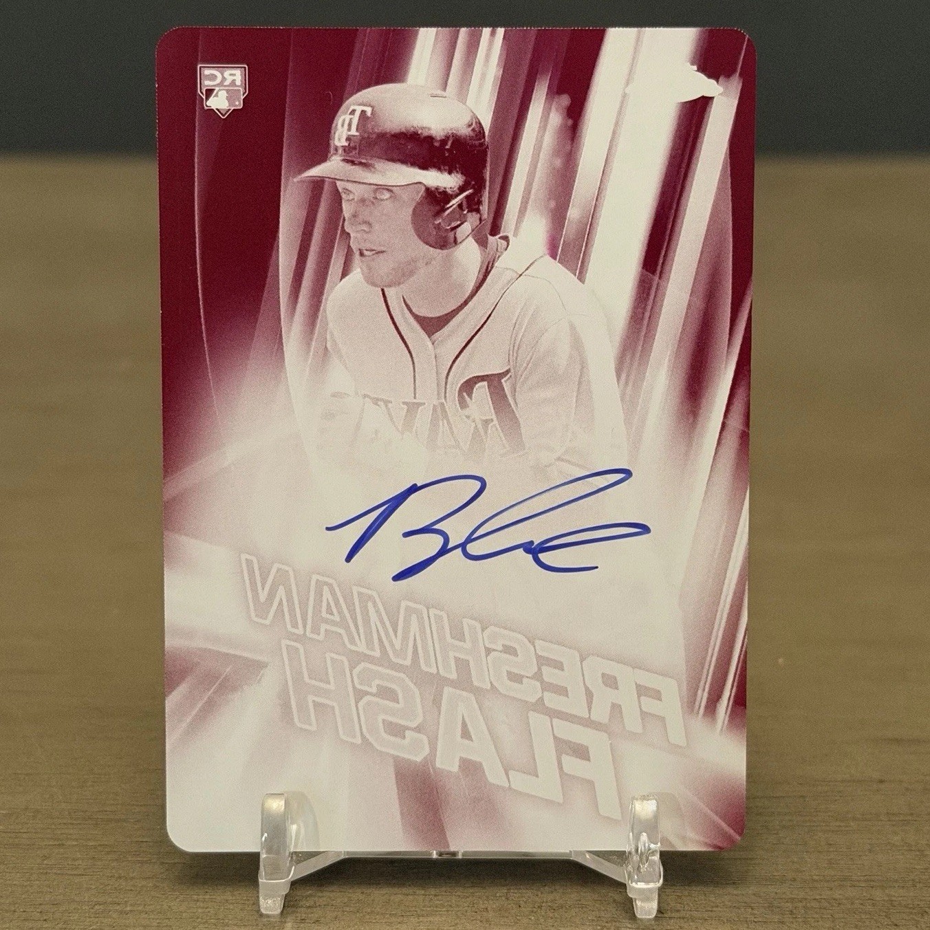 2019 Topps Chrome Brandon Lowe RC AUTO Freshman Flash FFA-BL PRINTING PLATE 1/1