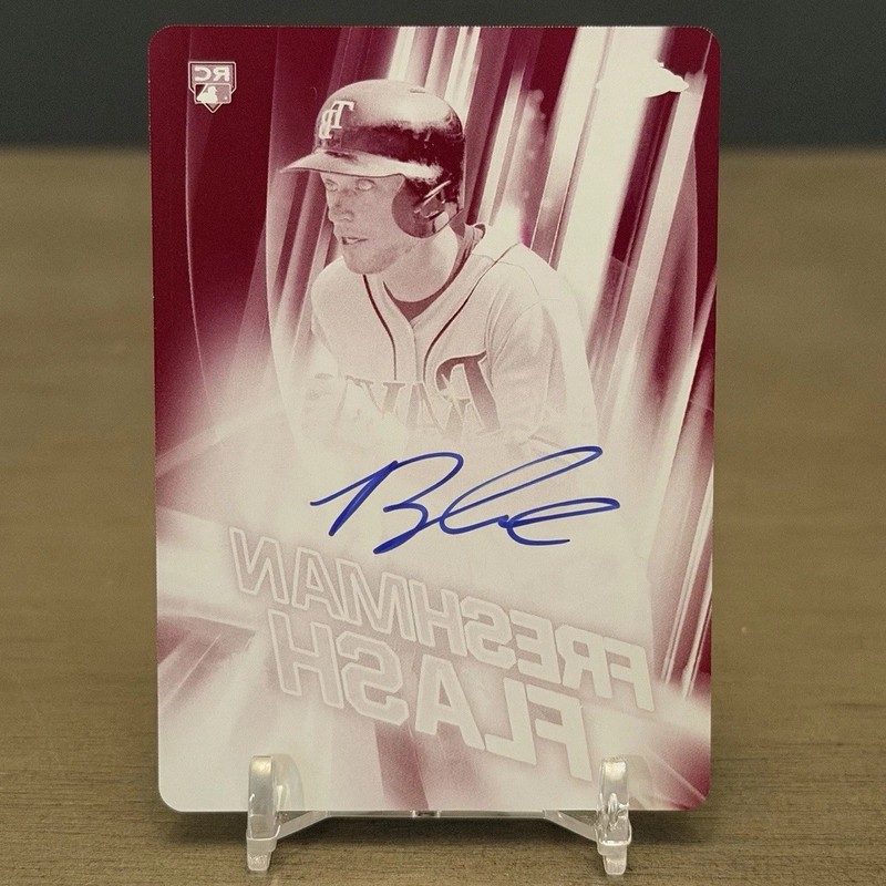 2019 Topps Chrome Brandon Lowe RC AUTO Freshman Flash FFA-BL PRINTING PLATE 1/1