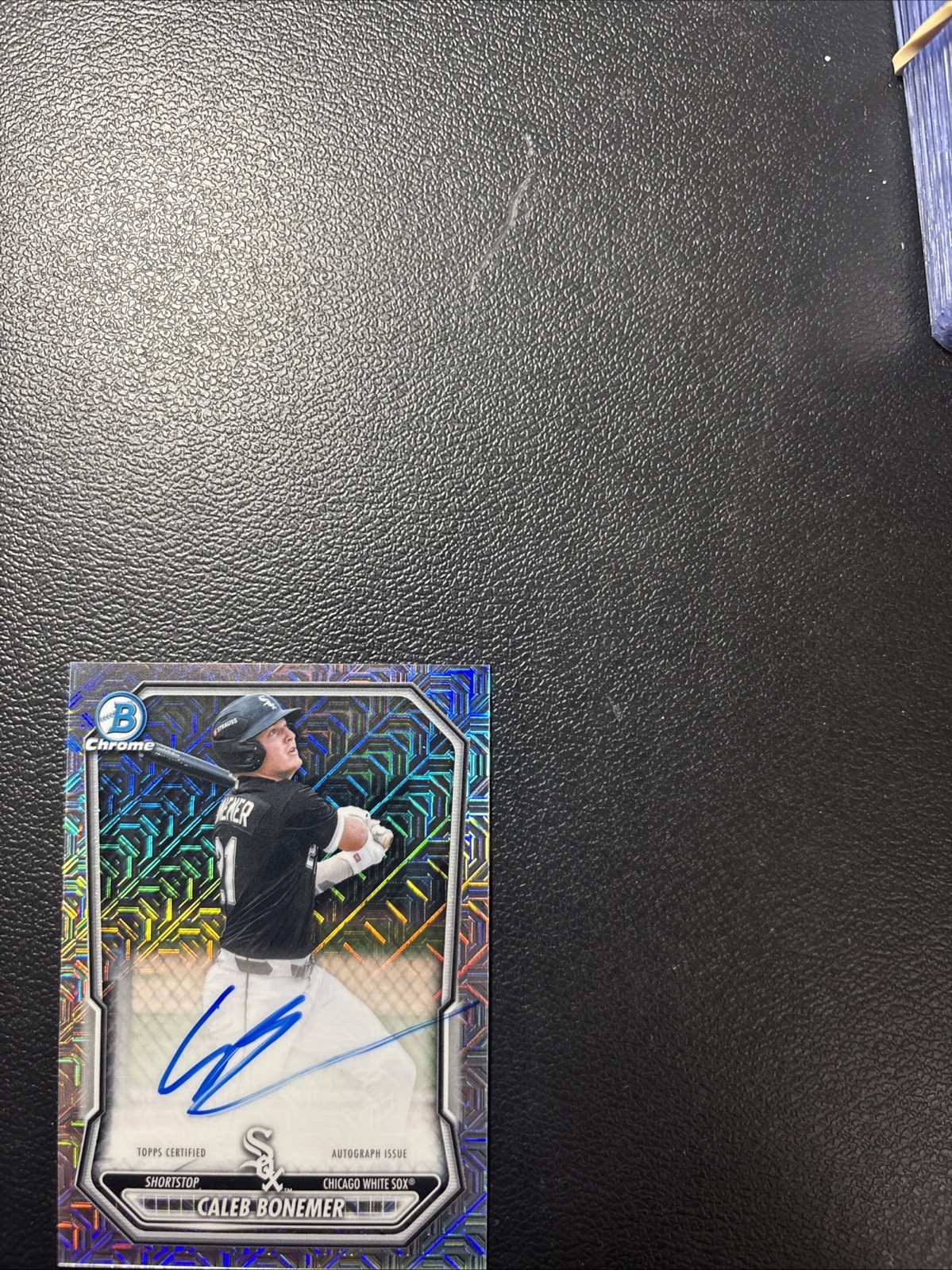 2026 Bowman Chrome Caleb Bonemer BMA-CB Mojo Auto view 6