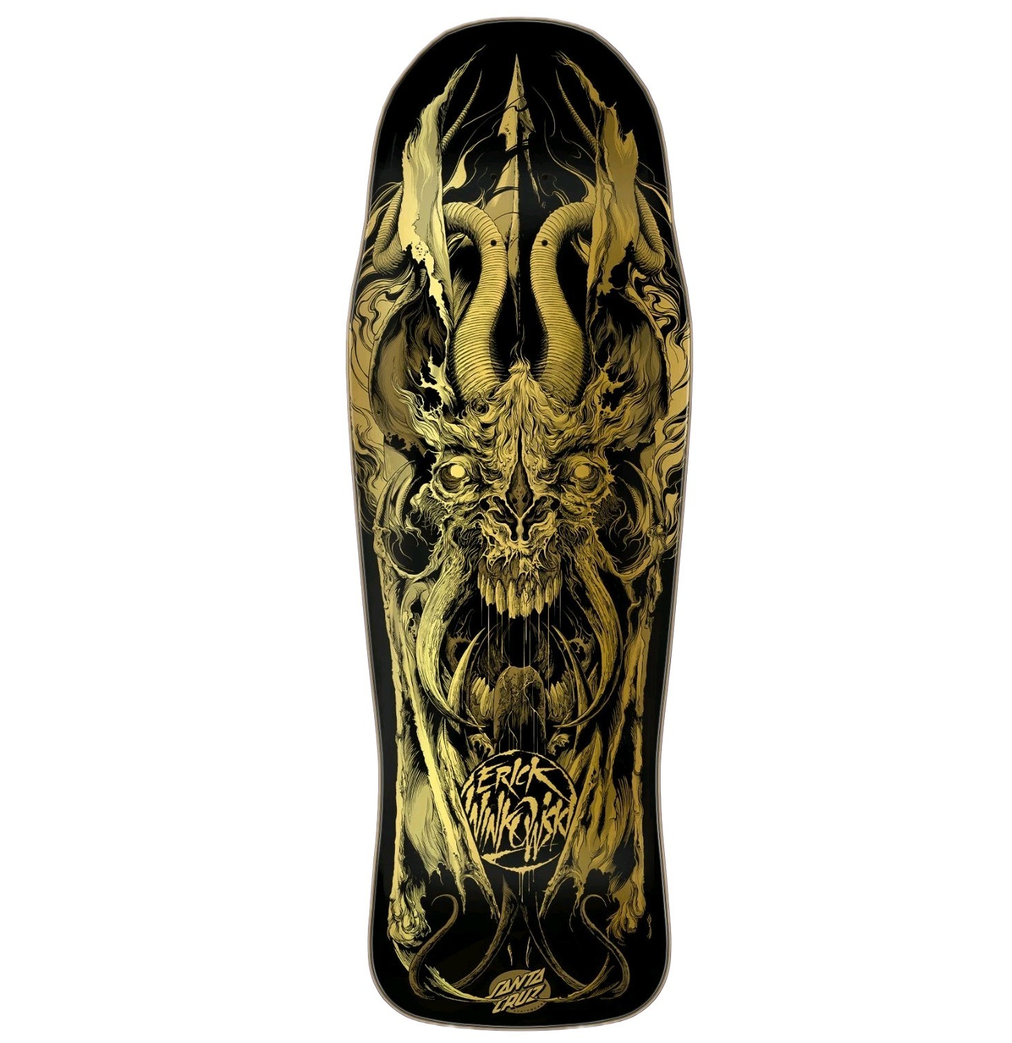 2025 Santa Cruz Erick Winkowski Primeval Gold Foil Shaped Sk