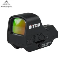 KiTOP K510C Open Reflex Circle Red Dot Sight Multi Reticle QD Picatinny Mount