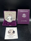 1998-P $1 American Silver Eagle Proof OGP & COA UNC US Coin Free Shipping F21