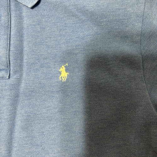Polo Ralph Lauren Light Blue Polo Shirt White Pony Youth L 14-16 - Picture 3 of 9