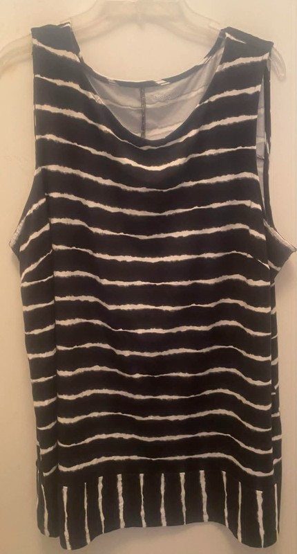 Women's Kim Rogers Curvey Sleeveless Top Plus Size 1X