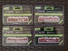 LOT OF 4 CRAFTERS COMPANION DIE SIRE EDGE ABLES DIES Christmas NEW