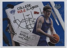 2024 Bowman U Chrome College Rule Playbook Blue Refractor /150 Robbie Avila 00li