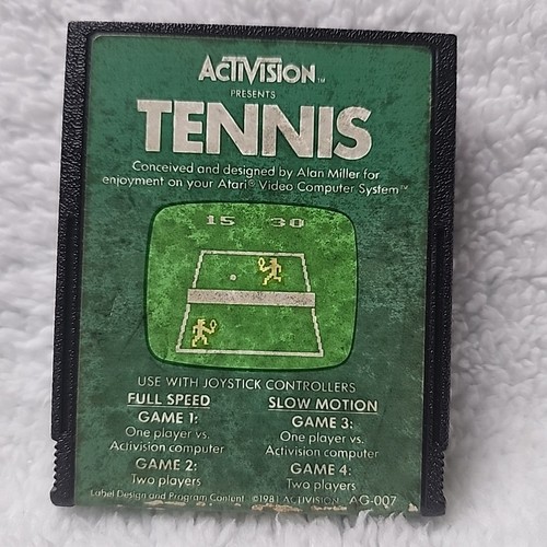 Jeu Atari Tennis Cartouche CIB - Très Bon état, Rétro Gaming, Version PAL Belgique