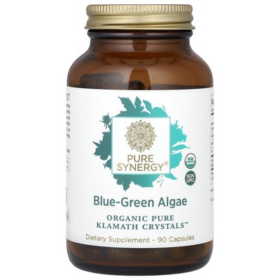 The Synergy Company Organic Blue-Green Algae 90 Veggie Caps Dairy-Free,