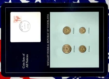 Coin Sets of All Nations Yugoslavia UNC 20,100 Dinara 1989 10,50 Dinar 1988 RARE