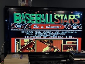 Baseball Stars SNK (Nintendo Entertainment System) Authentic NES Game w/ Case