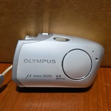 Olympus Mju Mini Digital  1GB xD Card  Tested  Working Y2K Digicam