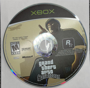 GRAND THEFT AUTO San Andreas - Jeu Xbox original - Comprend manuel et