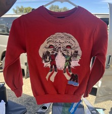 NWT Vintage Rare 1993 Wormser Super Mario Brothers Sweatshirt Size 7 Youth USA
