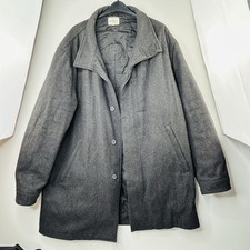 Vintage Calvin Klein Jeans Wollmantel XL Grau...
