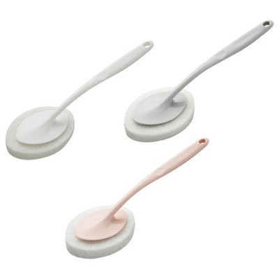 Gentle yet Effective Long Handle Sponge Scrubber for Delicate Surfaces