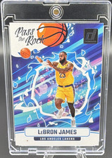2024-25 Panini Donruss Basketball LeBron James Pass the Rock Insert #4 Lakers