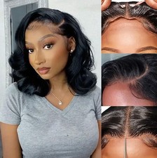 Wear and Go Bob Wig Body Wave Glueless Wig Pre Plucked Pre Cut 4X4 lace wig