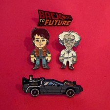 4 x Pin, Badge, Anstecker, Film, Zurück in d...