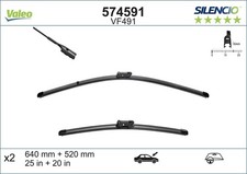 VALEO Wischblatt Scheibenwischer SILENCIO FLAT BLADE SET 574591 für AUDI A6 A7