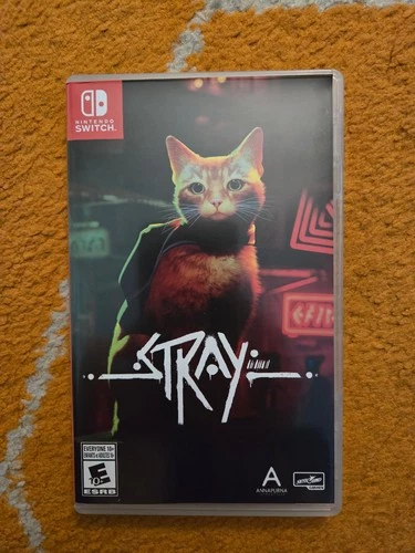 Stray Nintendo Switch, cartridge, art cards!