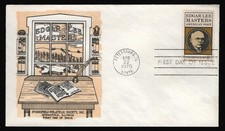#1405 6c Edgar Lee Masters, Springfield Philatelic FDC **ANY 5=FREE SHIPPING*