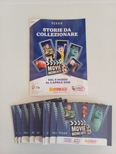 N* 30 BUSTINE - 120 FIGURINE "MOVIE MOMENTS" PIXAR DISNEY CONAD / 30 BOLLIBRI