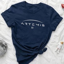 Artemis II Moon Mission T-Shirt, NASA Space Program Fan Tee, Astronomy G...