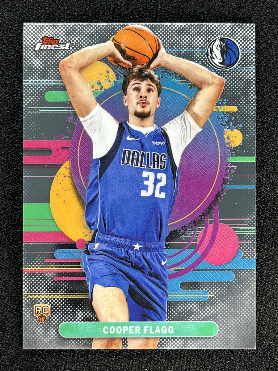 2025-26 Topps Finest Basketball Cooper Flagg #101 Uncommon Rookie RC Mavericks